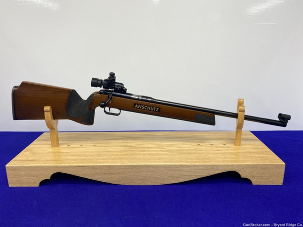 1999 Anschutz 54.18 MS Rep Deluxe .22LR Blue 22" *GERMAN COMPETITION RIFLE*
