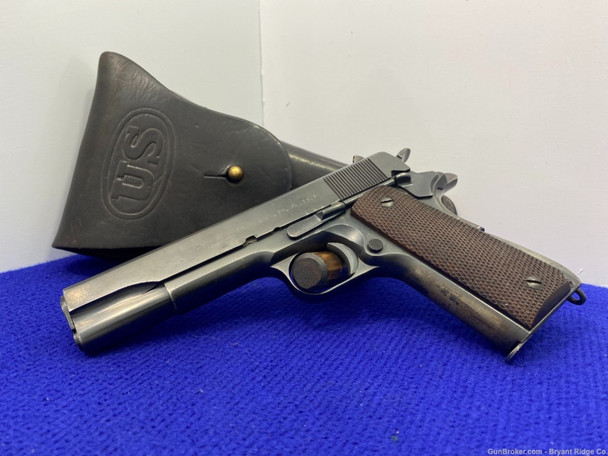 1945 DGFM-FMAP 1927 Sistema Colt .45 Blue 5" *COLLECTIBLE ARGENTINA 1911* 