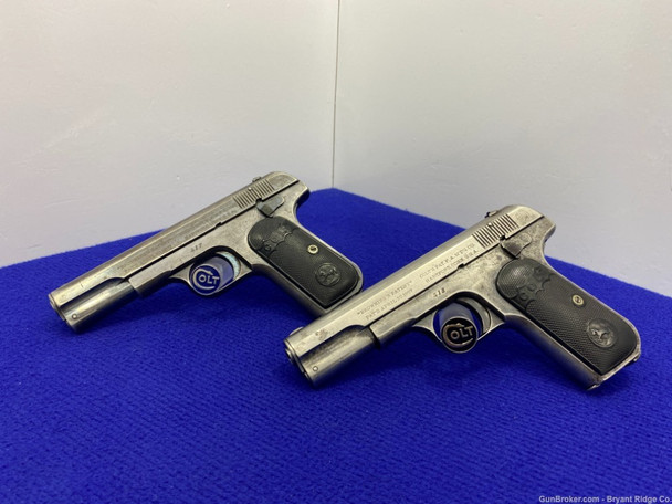 Colt 1903 Type I .32ACP *FIRST YEAR PRODUCTION LOW SERIAL CONSECUTIVE SET*
