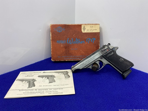 1981 Walther / Interarms PP .22LR Blue 3 3/4" *PRODUCED IN WEST GERMANY* 