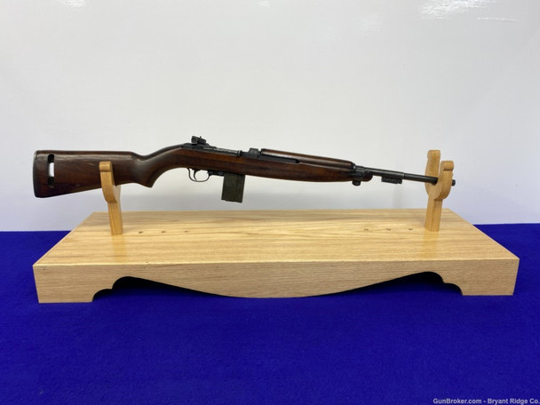 1943 WWII Inland M1 Carbine .30 Carbine Blue *AWESOME SPRING TUBE RECEIVER*