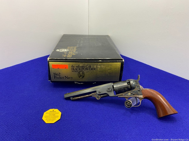 Colt 1862 Pocket Navy Second Generation .36 Cal 5 1/2" *ENGRAVED CYLINDER*