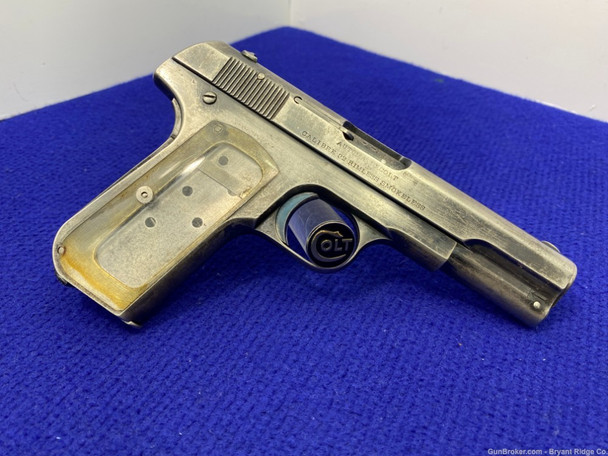 1906 Colt 1903 Pocket Hammerless .32 ACP Nickel *TYPE I EARLY PRODUCTION*