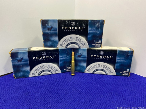 Federal Power-Shok .32 Win Special 60 Rds *RELIABLE HUNTING AMMO*