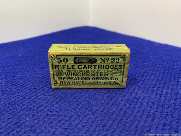 Vintage Winchester .22 Short 50 Rd *COLLECTIBLE VINTAGE AMMO*