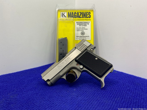 AMT Backup .380 ACP/9mm Kurz Stainless 2.5" *DESIRABLE SMALL FRAME PISTOL*