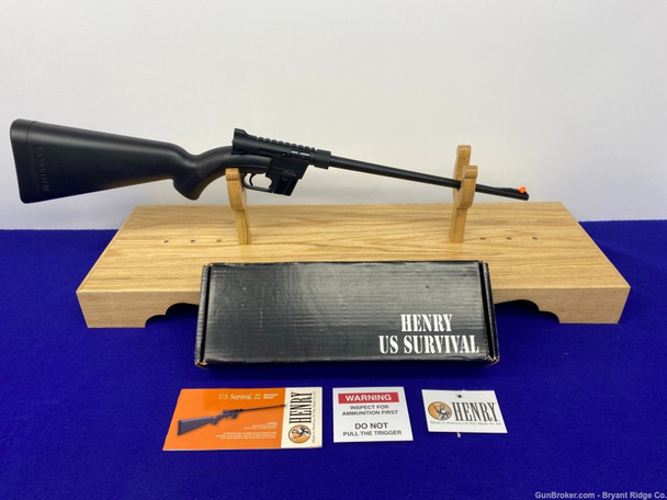 Henry US Survival AR-7 (H002B) .22LR Black 16.125" *UNIQUE TAKEDOWN RIFLE*
