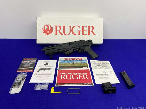 2021 Ruger PC Charger 9mm Luger Blue 6.5" *DURABLE SEMI-AUTOMATIC PISTOL*