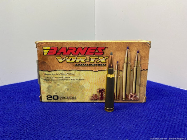 Barnes Vor-tx .338 Win Mag 20 Rd *GREAT HUNTING AMMUNITION*