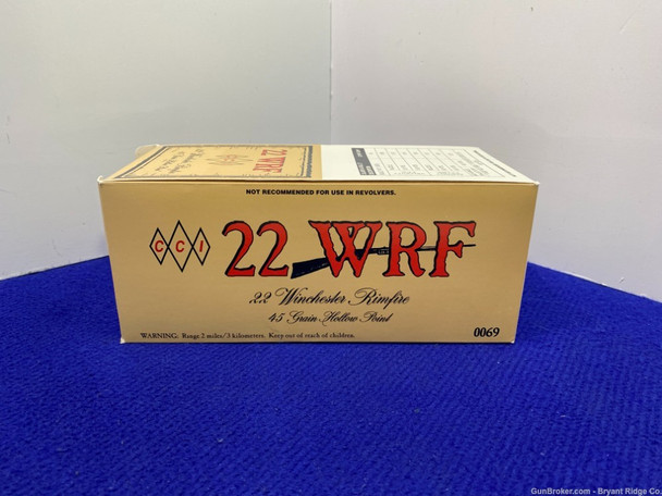 CCI .22WRF 500 Rounds *EXCELLENT FOR SMALL GAME*