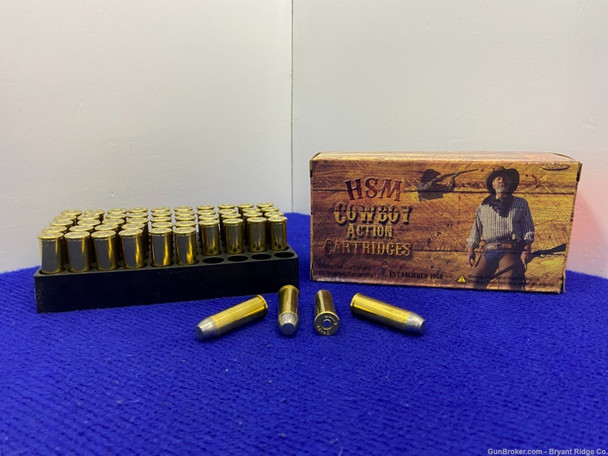 HSM .44-40 Win 200 Grain RNFP 50-Rounds *AWESOME COWBOY AMMUNITION*