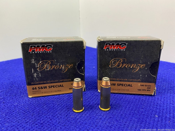 2 Boxes (50rnds) PMC Bronze .44 Spl 180 Grain JHP *HIGH QUALITY* 50rds