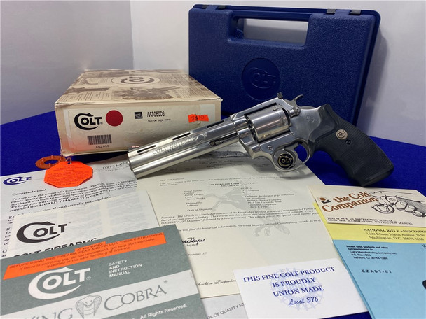 1995 Colt Grizzly .357 Mag Stainless 6" *LIMITED EDITION CUSTOM SHOP MODEL*