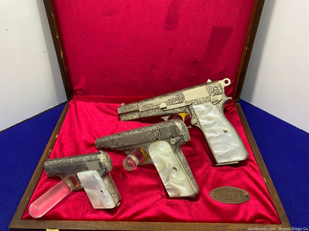 FN/Browning Cased Renaissance Set 9mm/.380acp/6.35 -ABSOLUTELY BREATHTAKING