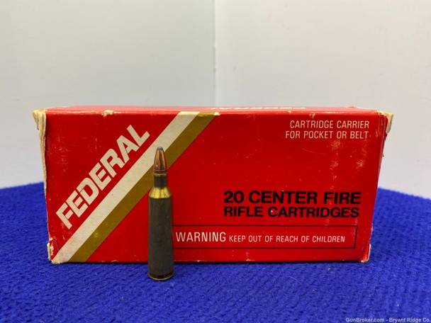 Federal .22-250 Remington 55 grain SPB 20 Rounds *EXCELLENT AMMO*