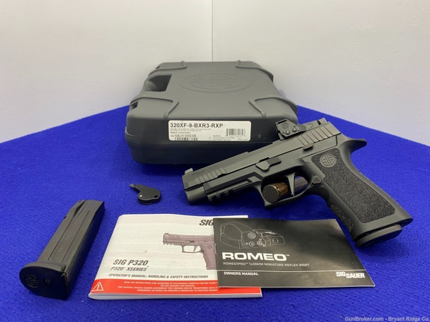 Sig Sauer P320XF 9mm 4.7" Black *ROMEO1 PRO XRAY3 SUPPERSSOR SIGHTS*