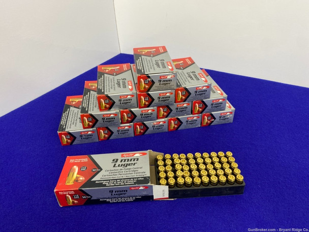 700 Rounds Aguila 9mm Luger 115 gn FMJ *AWESOME RANGE 9MM AMMUNITION*