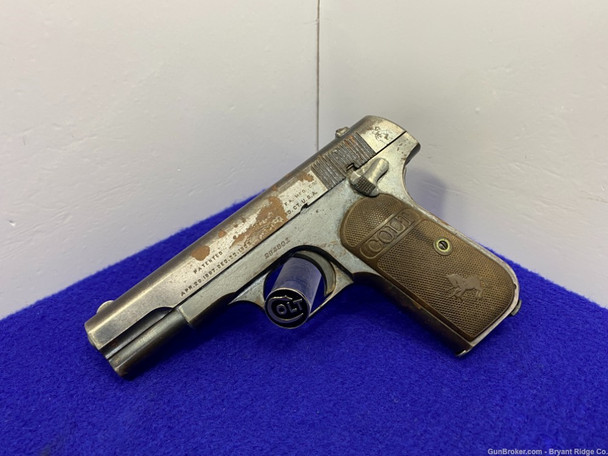 1918 Colt 1903 .32ACP Blue *TIME HONORED CLASSIC COLT POCKET HAMMERLESS*