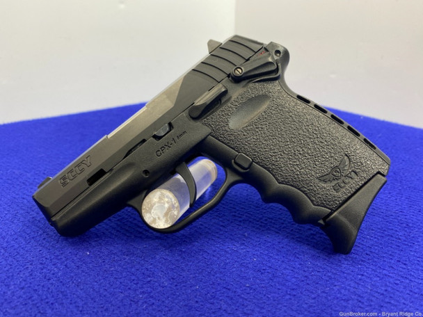 SCCY Industries CPX-1 9mm Black 3.1" *PRECISION MADE "POCKET PISTOL"*