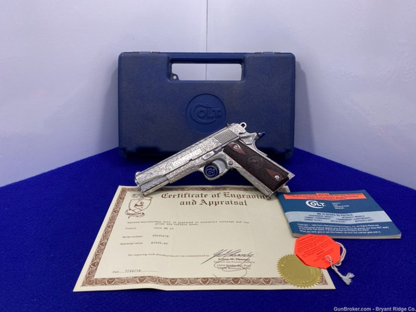 1994 Colt MKIV Series 80 .45 ACP *GOVERNMENT MODEL MASTER SCROLL ENGRAVED*