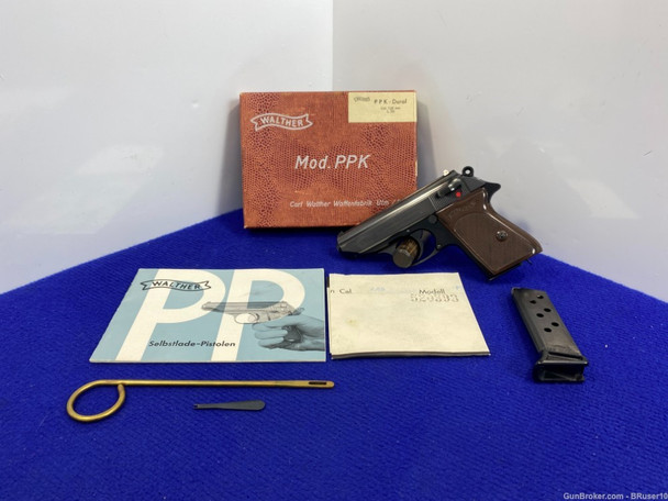 1967 Walther PPK-L 7.65mm Blue 3.31" *RARE, HIGHLY DESIRABLE "DURAL" MODEL*