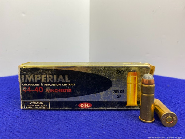 Canadian Ind. Imperial .44-40 Win 20Rds *EXCELLENT AMMUNITION*