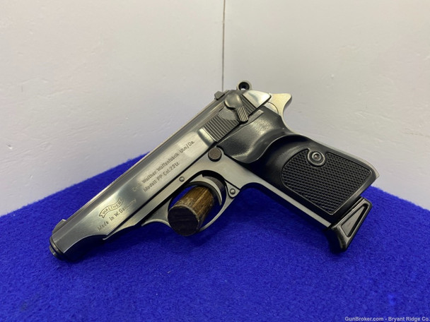 1982 Walther PP .22LR Blue 3 7/8" -MADE IN WEST GERMANY- Incredible Example