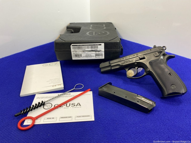 2020 CZ 75 BD 9mm Luger 4.6" *WORLDS MOST POPULAR MILITARY/POLICE PISTOL*