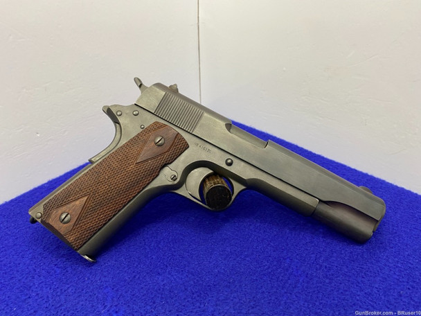 1918 Colt 1911.45 ACP Parkerized *EXCEPTIONAL WORLD WAR I PRODUCED GUN*