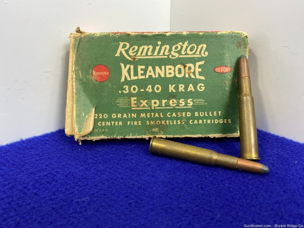 VINTAGE Remington .30-40 Krag 20 Rounds *SUPERB COLLECTOR GRADE AMMO*