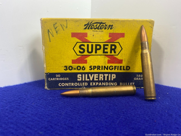 VINTAGE Winchester Western SuperX .30-06 20Rounds *GREAT COLLECTOR AMMO*