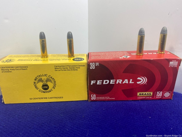 Federal Ammo & UMC 38 Special 100 Rds * ACCURATE DEFENSE AMMO*