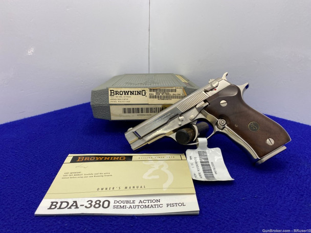 Browning BDA-380 .380ACP Nickel 3.8" *BERETTA/BROWNING COLLABORATION*