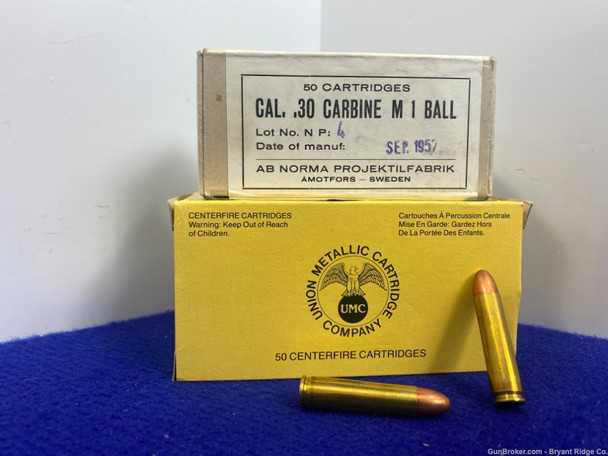 Assorted brands of .30 carbine 100 Rounds *FAST POWERFUL ENERGY*