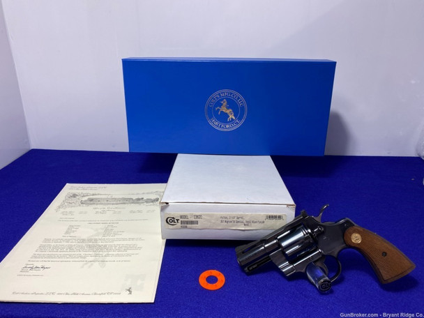 1998 Colt Python .357 Mag Blue 2.5" *RARE "CHAIRMAN'S COLLECTION" EXAMPLE*