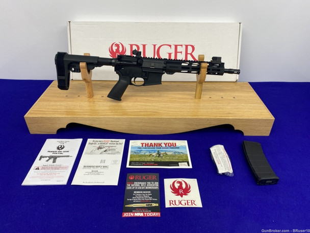 2020 Ruger AR-556 5.56mm Nato Pistol Black 10.5" *SEMI-AUTO WITH ORIG BOX*