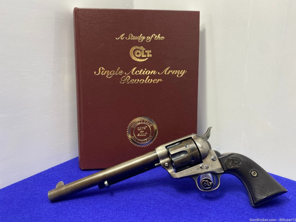 1897 Colt Single Action Army .45 Colt Blue *WITH THE BEST KNOWN SAA BOOK*
