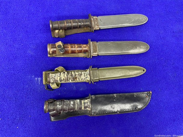 Four U.S.A Military Knife Lot * GREAT ADDITION TO ANY COLLECTION *