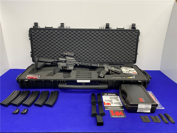 2019 Heckler Koch MR556A1 & VP9 *2-GUN SET W/CUSTOM FITTED HK CASE*
