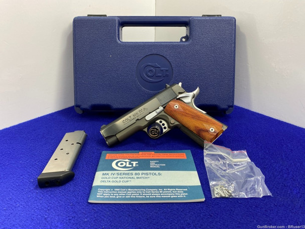 1992 Colt/Wilson Combat Officer's ACP .45acp Blue 3.5" *ASTOUNDING 1911*