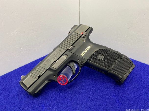 2014 Ruger SR40C .40S&W Blk 3 1/2" *SLIMMEST & MOST ERGONOMIC 40 CALIBER*