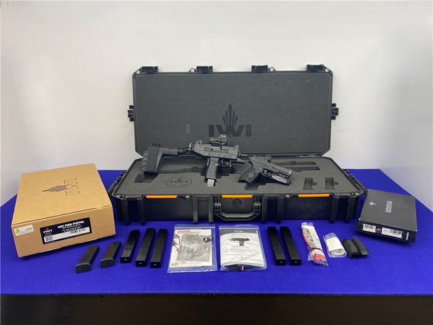 IWI Masada & UZI Pro 9mm *2-GUN SET W/CUSTOM FITTED PELICAN VAULT CASE*