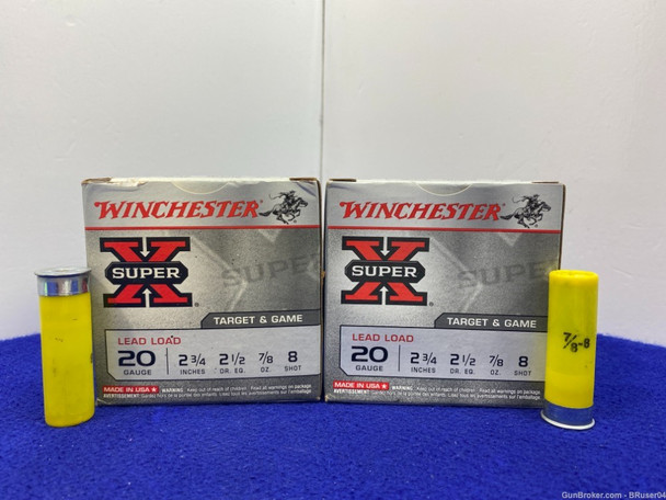 Winchester Super-X 20 Gauge 50Rd *FANTASTIC TARGET & GAME SHELLS*