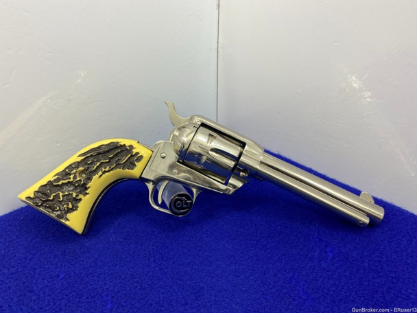1961 Colt Frontier Scout .22LR Nickel 4.75" -DESIRABLE K-SERIES-Collectible 1961 Colt Frontier Scout .22LR Nickel 4.75" -DESIRABLE K-SERIES-Collectible