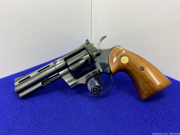 Vintage Colt Python .357 Mag Blue 4" -DESIRABLE SNAKE SERIES- Excellent!!
