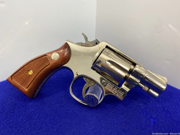1980 Smith Wesson 10-7 .38 S&W Spl Nickel 2" *GORGEOUS DOUBLE-ACTION REV* 1980 Smith Wesson 10-7 .38 S&W Spl Nickel 2" *GORGEOUS DOUBLE-ACTION REV*