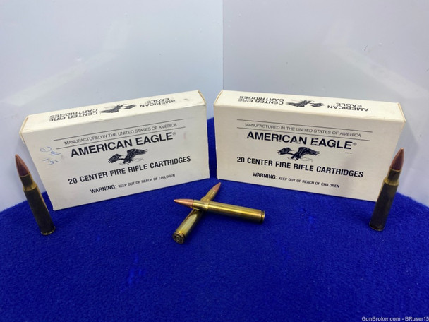40 Rounds Federal Cartridge Co American Eagle .30-06 *METAL CASE BOAT TAIL*