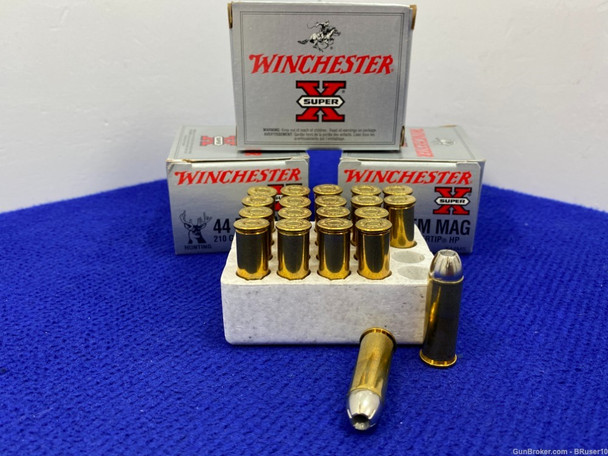 60 Rounds Winchester Super-X .44 Rem Mag *210 GR SILVERTIP HP HUNTING AMMO* 60 Rounds Winchester Super-X .44 Rem Mag *210 GR SILVERTIP HP HUNTING AMMO*
