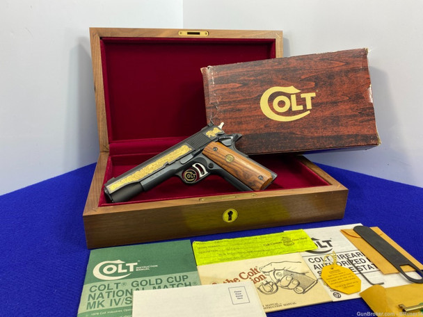 Colt National Match DEA Commemorative *50th ANNIVERSARY* Factory Engraved