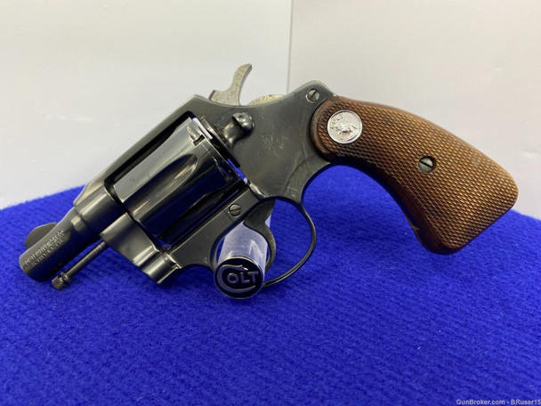 SOLD* 1975 Colt Detective Special .32 Colt N.P Blue 2